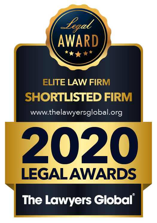 Legal Award von The Lawyers Global - 2020 Legal Awards